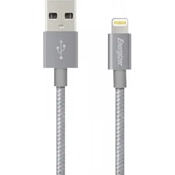 کابل شارژر لایتنینگ Energizer USB To Lightning Cable Cable: Energizer Hightech USB To Lightning 1.2m - 4