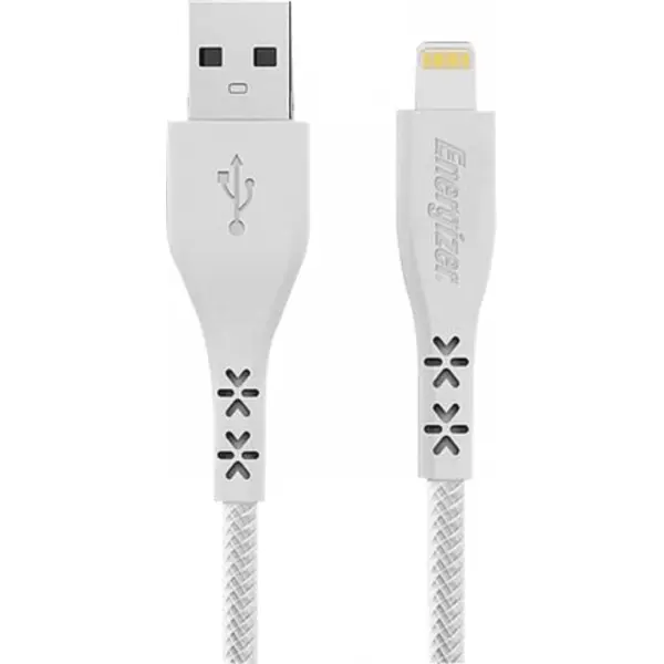 کابل شارژر لایتنینگ Energizer USB To Lightning Cable Cable: Energizer Hightech USB To Lightning 1.2m - 2