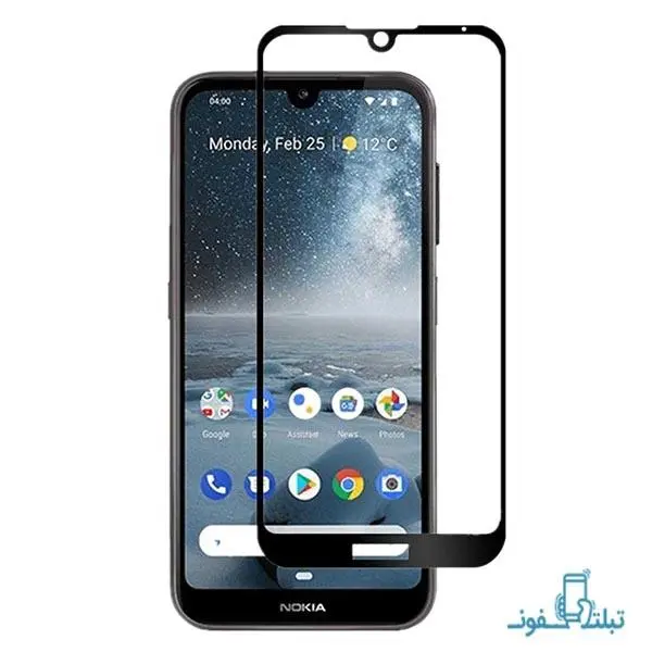 گلس نوکیا full glue glass nokia 2.2 تمام صفحه و تمام چسب Full Glass Screen For Nokia 2.2 - 5