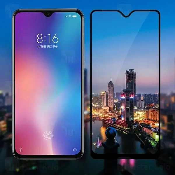 گلس نوکیا full glue glass nokia 3.2 تمام صفحه و تمام چسب Nokia 3.2 Full Cover Glass Screen Protector - 4