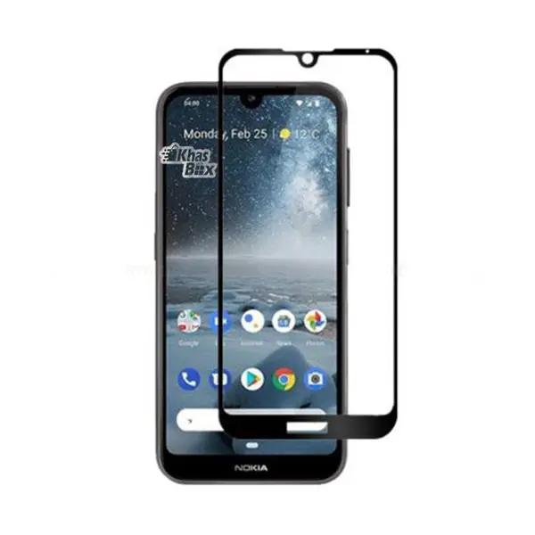 گلس نوکیا full glue glass nokia 2.2 تمام صفحه و تمام چسب Full Glass Screen For Nokia 2.2 - 4
