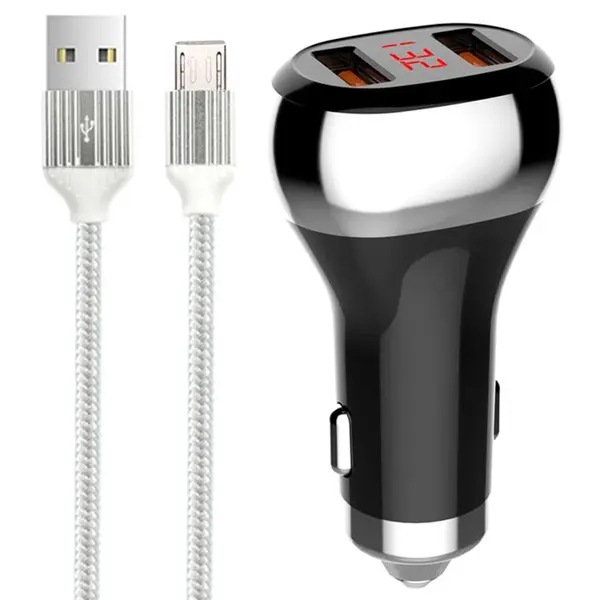 شارژر فندکی فست LDNIO C2 QC3 LDNIO C2 Car Charger - 3