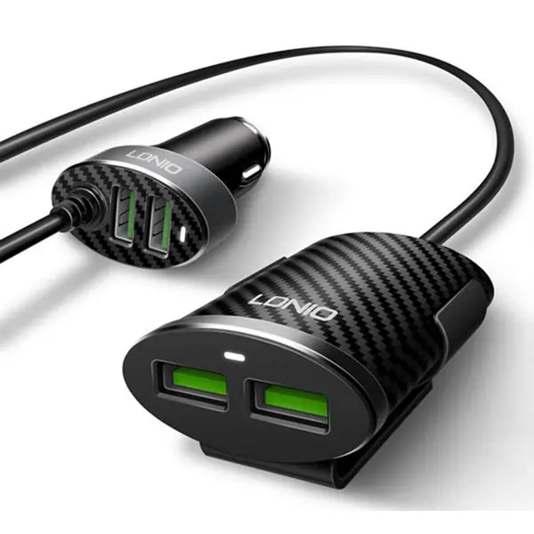 شارژر فندکی الدینیو LDNIO C502 Car Charger - 3