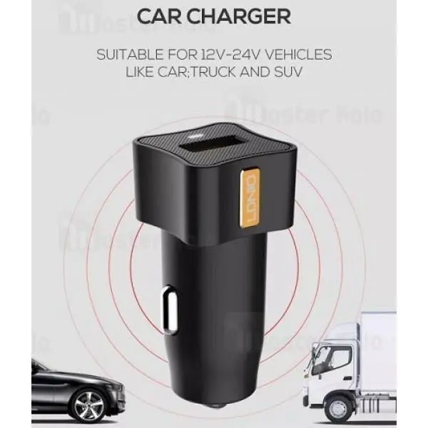 پک شارژر دیواری و شارژر فندکی و پاوربانک الدینیو LDNIO CC200 Mobile Charging Kit