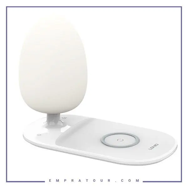 شارژر وایرلس و چراغ رومیزی الدینیو Ldnio fats Wireless Charging Desk Lamp Y3 - 2