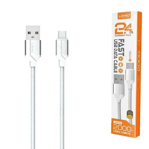 کابل کنفی LDNIO LS392 Type-C 2m - 4