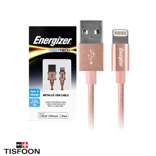 کابل انرجایزر مدل LIGHTNING ALU 1.2m - 2