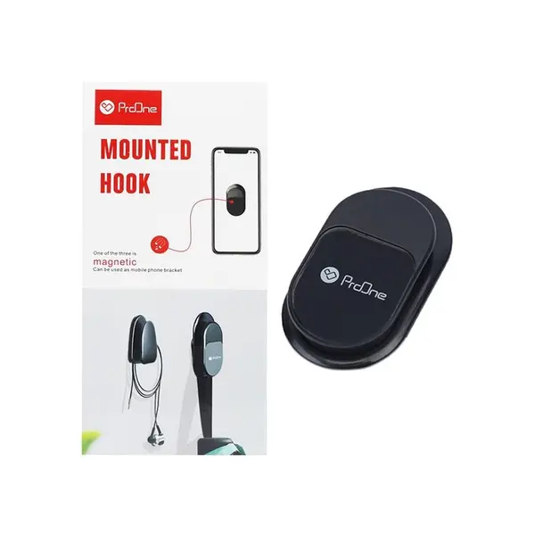 هولدر مغناطیسی پرووان مدل MONTED HOOK ProOne Mounted Hook Phone Holder - 4