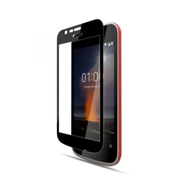 محافظ صفحه شیشه ای تمام صفحه تمام چسب Nokia 1 Nokia 1 Plus Full Cover Glass Screen Protector - 2