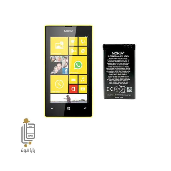 باطری نوکیا لومیا Nokia Lumia 520 BL-5J - 5
