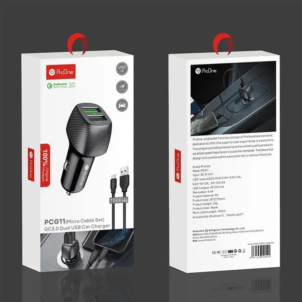 شارژر فندکی پرووان مدل PCG11 PCG11 Car Charger - 2