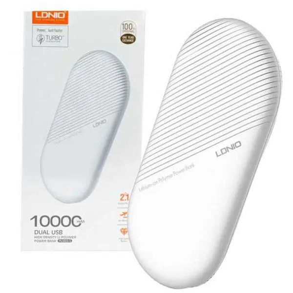 شارژر همراه الدینیو مدل PL1011-1 ظرفیت 10000 میلی آمپر ساعت - 3