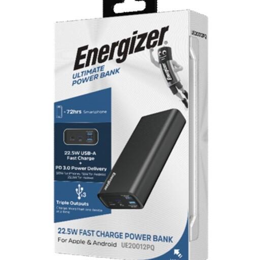 پاور بانک فست شارژ  PQ 20012  energizer