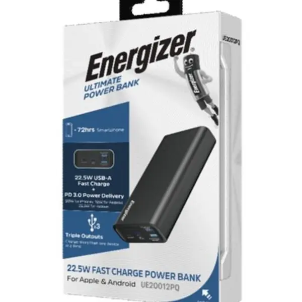پاور بانک فست شارژ PQ 20012 energizer