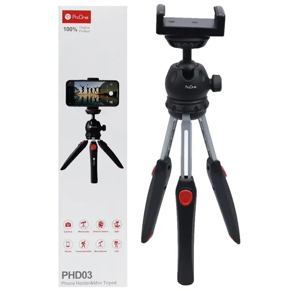 سه پایه نگهدارنده موبایل پرووان ProOne PHD03 ProOne PHD03 Phone Holder - 5