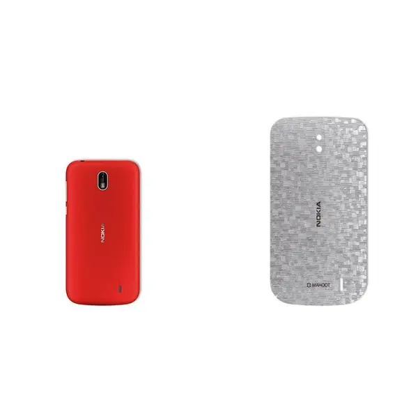 برچسب تزئینی ماهوت مدل Silicon Texture مناسب برای گوشی Nokia 1 - 2