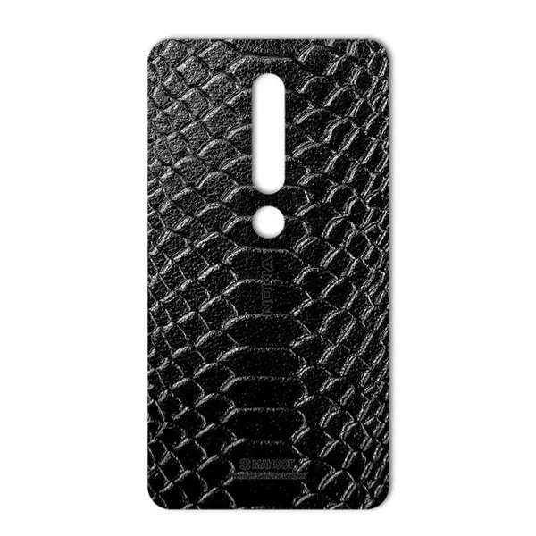 برچسب تزئینی ماهوت مدل Snake Leather مناسب برای گوشی Nokia 6/1 - 2