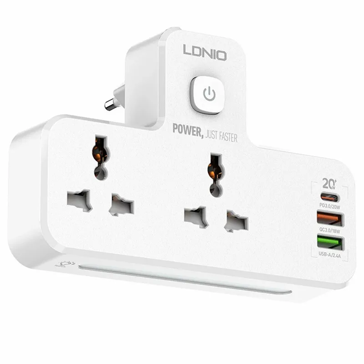 رابط برق و شارژر USB الدینیو مدل Ldnio Sc 2311