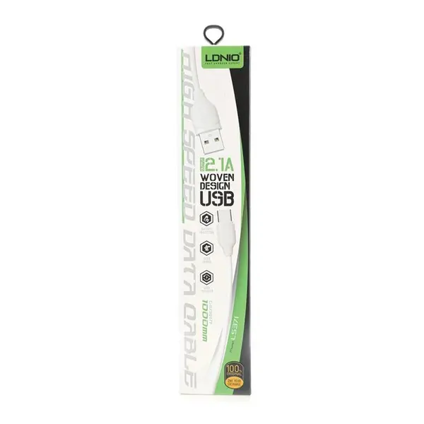 کابل تبدیل USB به USB-C الدینیو مدل LS371 طول 1 متر Ldnio LS371 Charging Cable Micro USB - 3