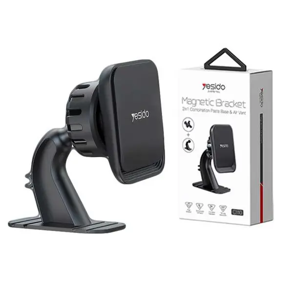 پایه نگهدارنده داشبوردی دریچه کولری موبایل یسیدو مدل C110 - 2