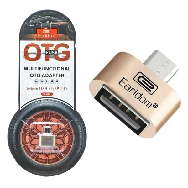 مبدل OTG microUSB ارلدام مدل ET-OT01 - 2