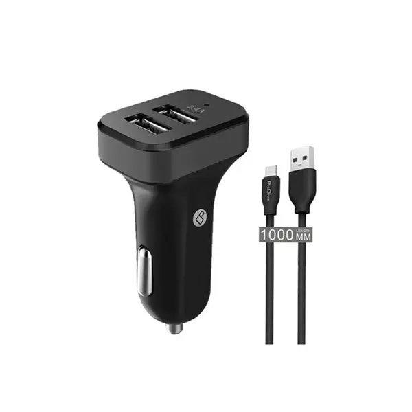شارژر فندکی خودرو پرو وان مدل PCG17C به همراه کابل تبدیل Type-C ProOne PCG17C Car Charger with Type-C Cable - 4