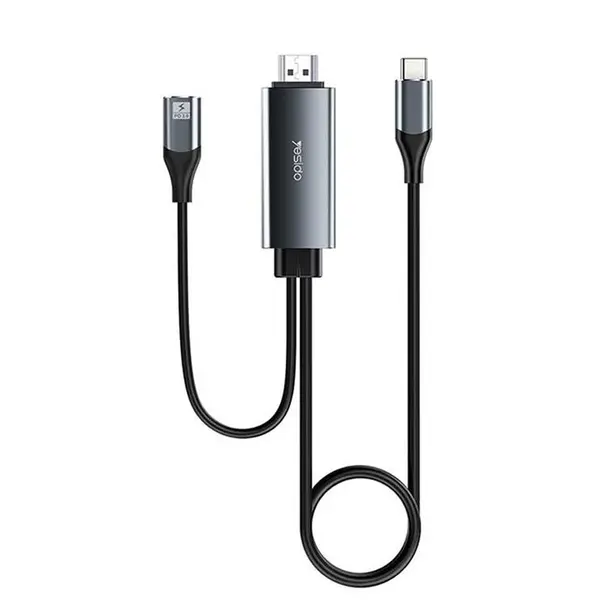کابل Type-Cبه Hdmi یسیدو 4k مدل HM01 طول 1.8 متر - 3