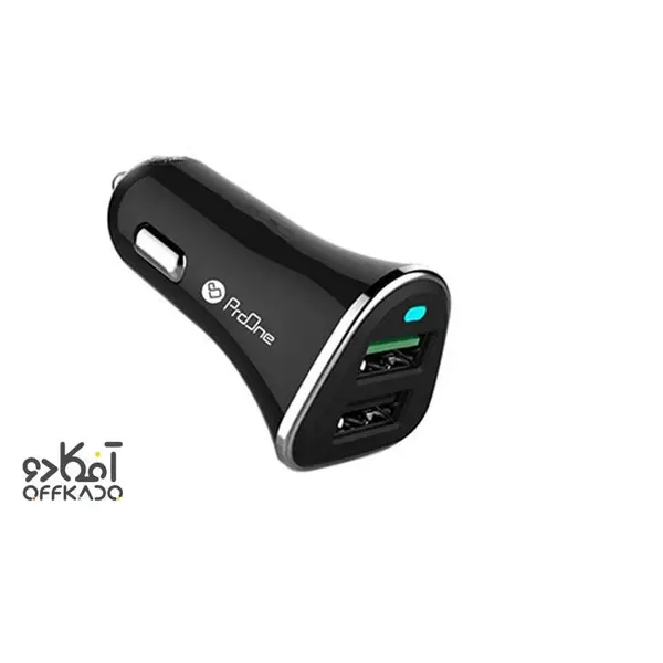 شارژر فندکی دو پورت پرو وان مدل UC76 ProOne 2 Port UC76 Car Charger - 2
