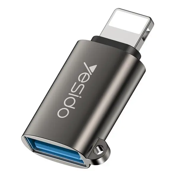 تبدیل USB به لایتنینگ یسیدو مدل GS14 Yesido GS14 USB To Lightning OTG Adapter - 3