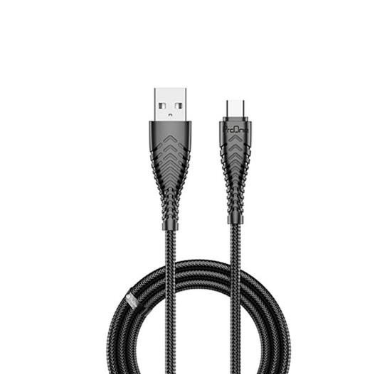 کابل تبدیل USB به Type-C پرووان مدل PCC165 طول 1 متر بدون پک