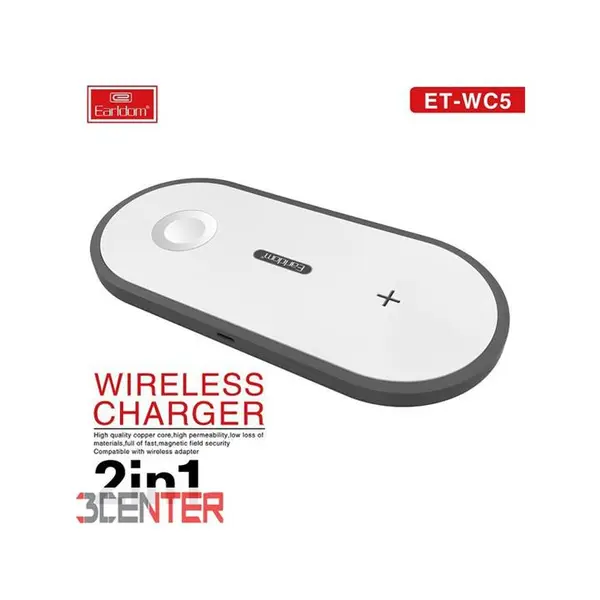 شارژر وایرلس wireless charger earldom ET-WC5 - 2