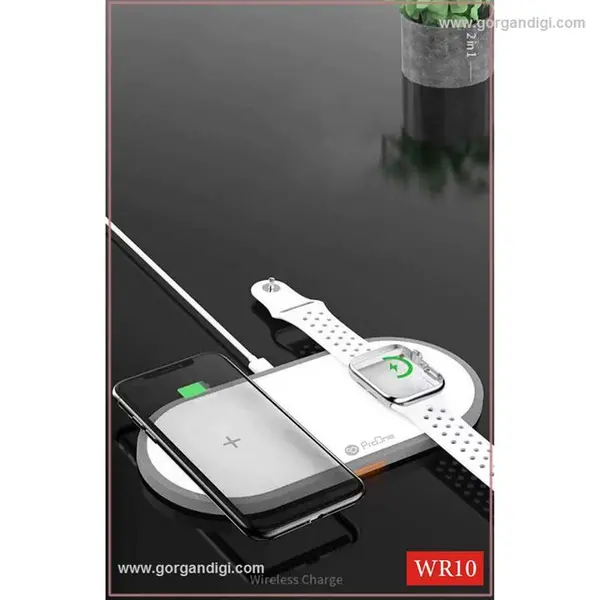شارژر وایرلس سه کار پرووان مدل WR10 ProOne WR10 Wireless Charger - 3