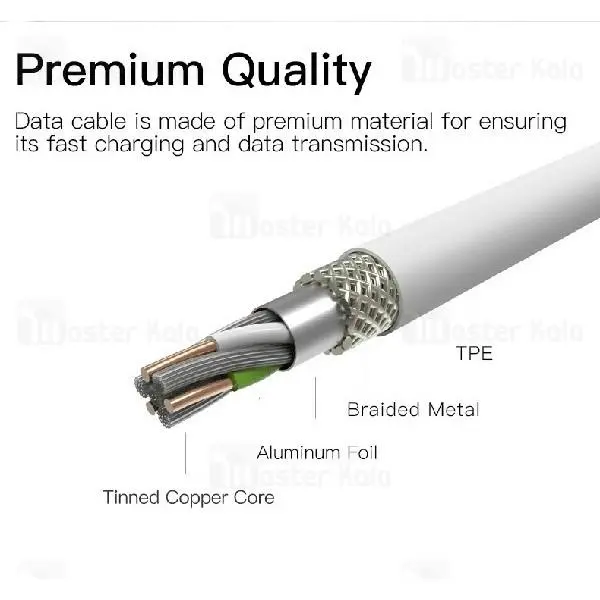کابل لایتنینگ یسیدو Yesido CA-19 Lightning Cable توان 2.4 آمپر و طول 1.2 متر - 3