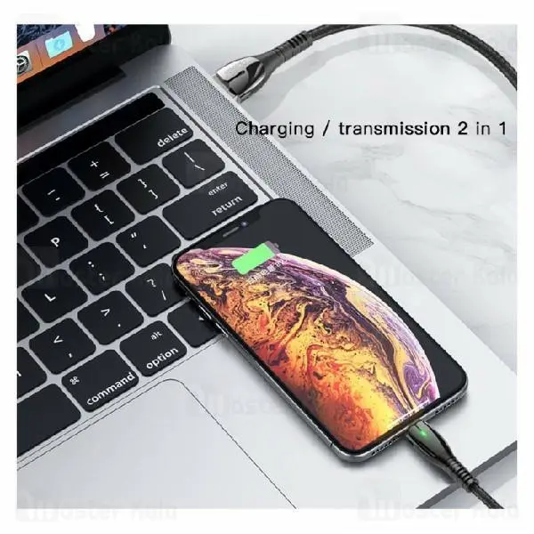 کابل لایتنینگ یسیدو Yesido CA43 Metal Charging Cable توان 2.4 آمپر - 4