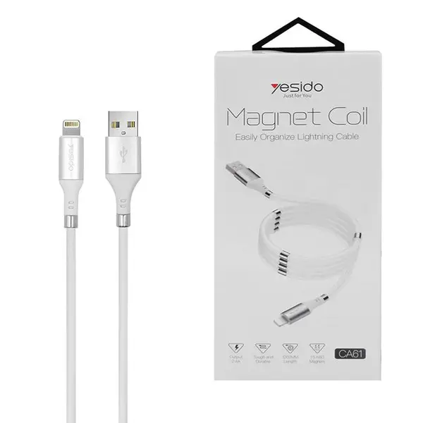 کابل آیفونی Yesido CA61 2.4A 1m - 4