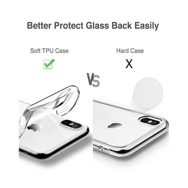 YESIDO قاب شفاف آیفون ایکس- iphone x apple cover - 4