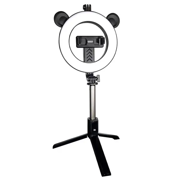رینگ لایت سه پایه دار موبایل ارلدام Earldom bluetooth selfie stick selfie ET-ZP22 - 2