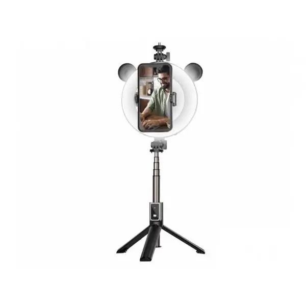 رینگ لایت سه پایه دار موبایل ارلدام Earldom bluetooth selfie stick selfie ET-ZP22 - 3