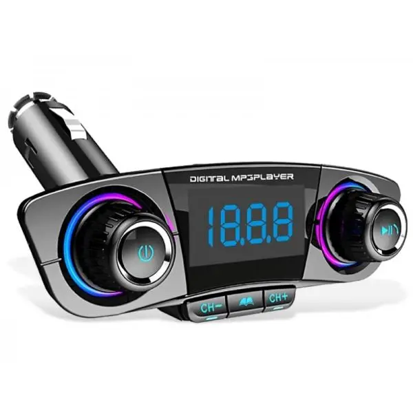اف ام پلیر و شارژر فندکی چند کاره خودرو ارلدام Earldom ET-M60 Wireless FM Charger Car Kit