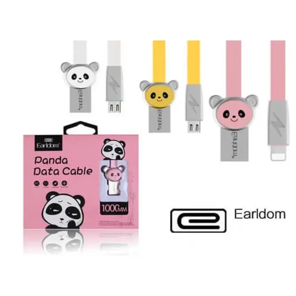 کابل شارژ و دیتا پاندا ارلدام Earldom Panda Data Cable - 5