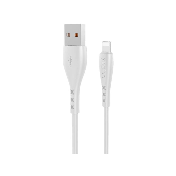 کابل شارژ سیلیکونی USB به Lightning یسیدو مدل CA26