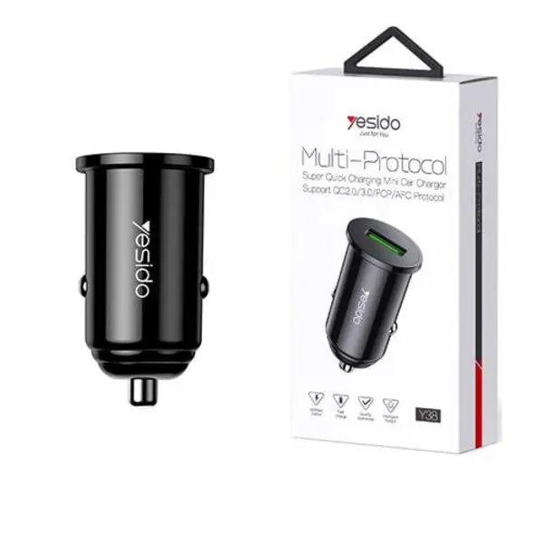 شارژر فندکی فست شارژ یسیدو مدل Y38 - 2