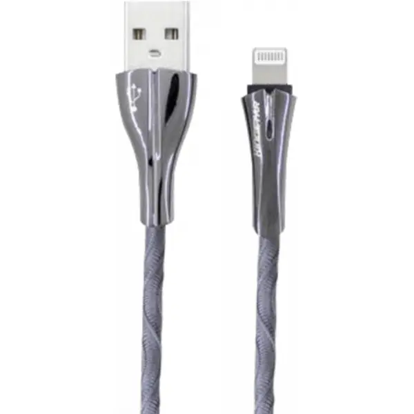 کابل شارژ 1 متری USB به Lightning کینگ استار مدل K28I خاکستری - 5