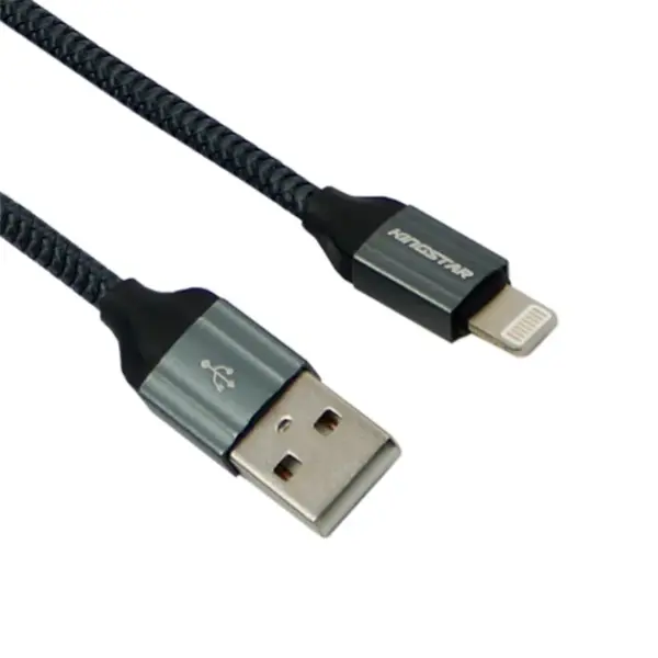 کابل شارژ 1 متری USB به Lightning کینگ استار مدل K18I Kingstar K18 i USB To Lightining 1M - 4