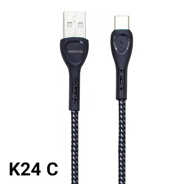 کابل شارژ 1 متری USB به TYPE-C کینگ استار مدل K24 C - 2