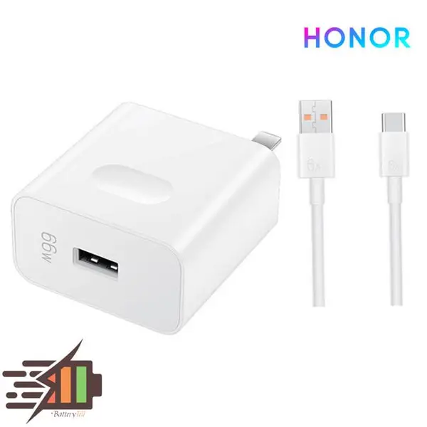 شارژر و کابل شارژ هانر Honor 66W Type C