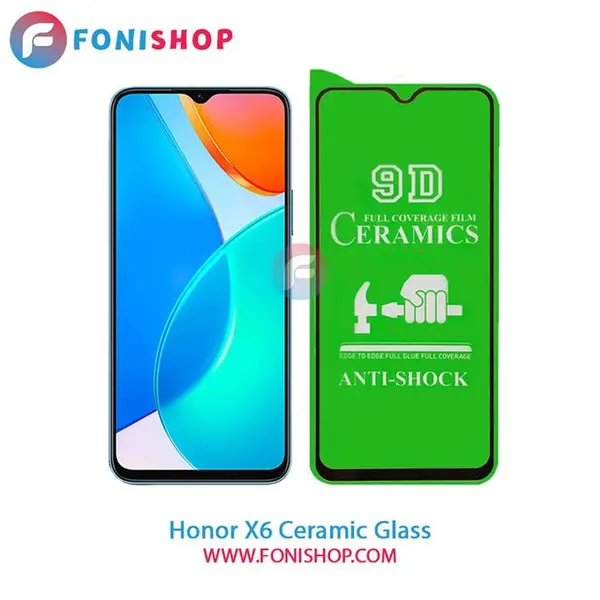 گلس سرامیکی شفاف آنر Honor X6