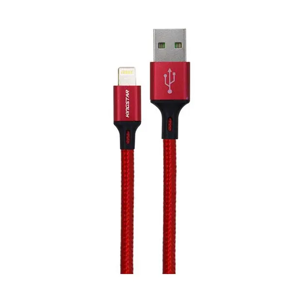 کابل شارژ لایتنینگ کینگ استار مدل K16i Kingstar K16i USB To Lightning Cable - 3