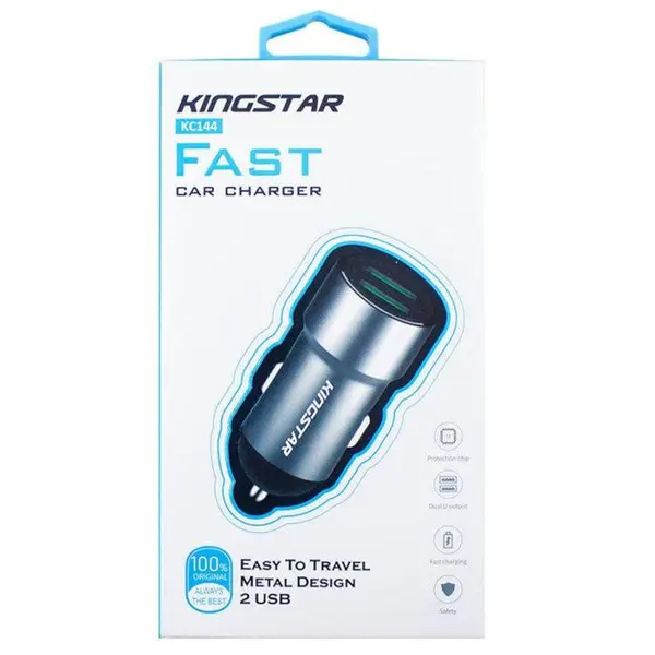 شارژر فندکی کینگ استار مدل KC144I KingStar Car Charger KC144i - 3