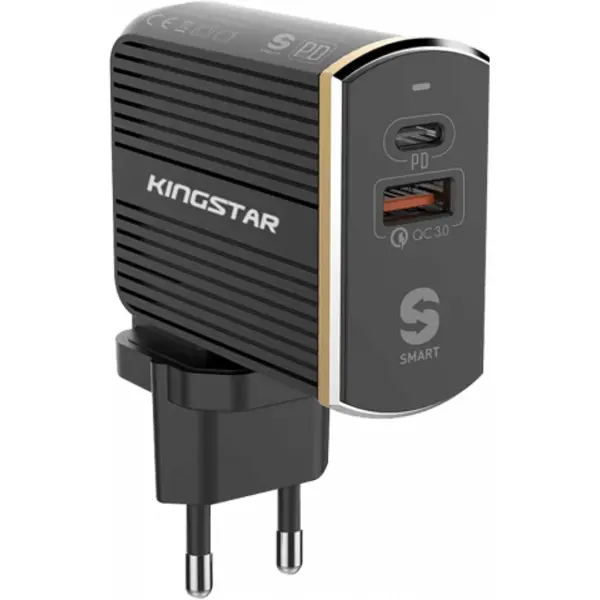 شارژر دیواری KINGSTAR مدل KW194 PQ Kingstar KW194PQ Fast Charge 36W Wall Charger - 5